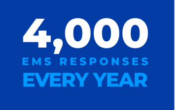 4,000 EMS Responses Every Year
